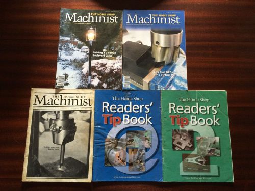 The Home Shop Machinist Magazine 1982 &amp; 2014 + 2 ReadersTip Books Metalworking