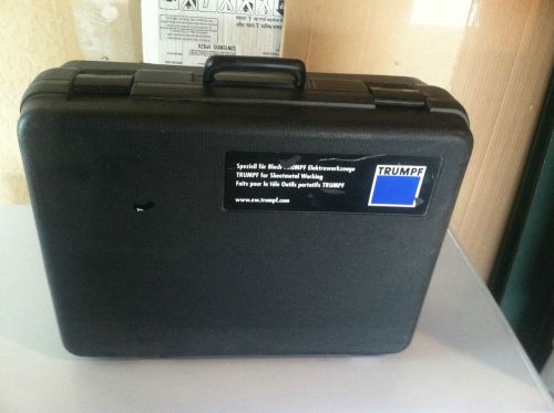 Trumpf  black tool cary case for sale