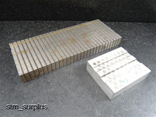 Pair of magnetic parallel blocks standard pole type for sale