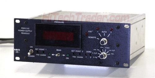 (See Video) MKS Instruments Pressure Indicator and controller PDR C 2C 11726