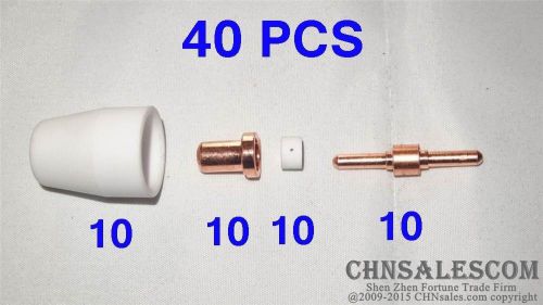 40 PCS PT-31 Plasma Cutter Consumabes  Extended TIP Electrode For Cut-40