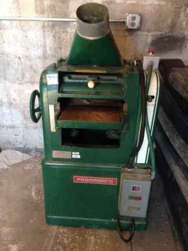 Powermatic 12&#034; planer model 100 3 phase or single phase for $400 more for sale