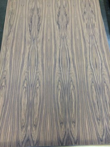 Wood Veneer Rosewood 46x90 1pc total 10mil glue paper backer &#034;EXOTIC&#034; Skid 548