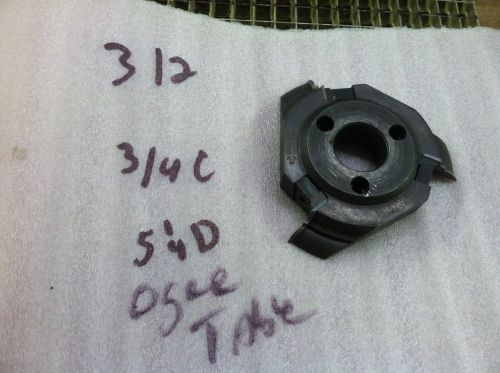 1-1/4 b 3/4 cut 5.25 dia 312 Shaper cutter ogee table bead edge Carbide insert