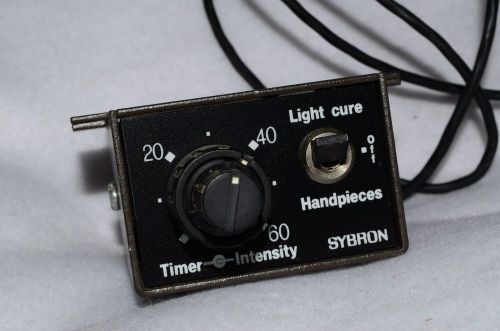 SYBRON CONTROL BOX CURING LIGHT TIMER / INTENSITY CONTROL DENTAL EQUIPMENT