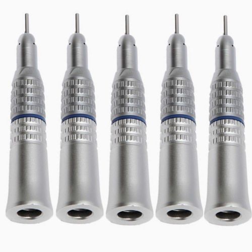 5 pcs dental slow low speed straight nosecone handpiece fit e-type air motor for sale