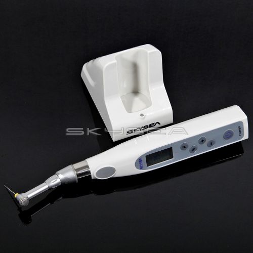 Dental endo motor canal treatment cordless 16:1 reduction contra angle handpiece for sale