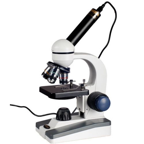 40X-800X Coarse &amp; Fine LED Student Science Microscope + Imager