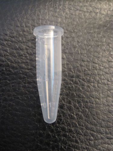 Micro Centrifuge Tubes Graduated Without Cap, 1.5 ml, 1 Bag of 200 units