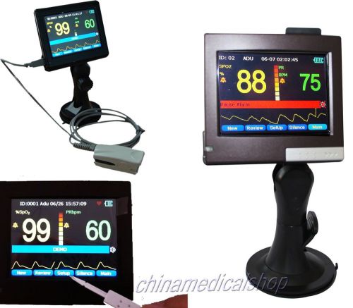NEW Handheld portable Patient Monitor SPO2,PR,3.5‘’TFT Touch Screen Monitor SALE