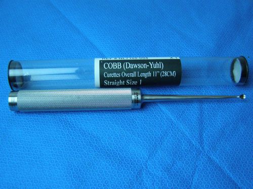 COBB(Dawson-Yuhal) Curette 11&#034; Size 1 Surgical Veterinary Spine Instruments