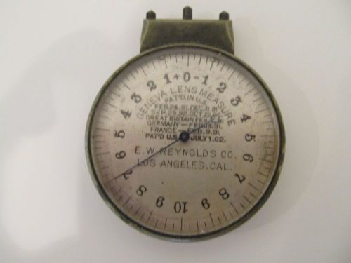 Vintage Lens Base Curve Measurement Lens Clock #B