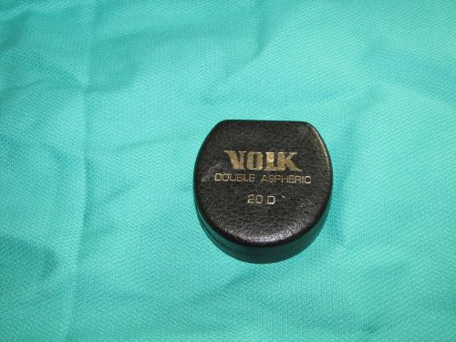 VOLK DOUBLE ASPHERIC 20 DIOPTER LENS WITH CASE