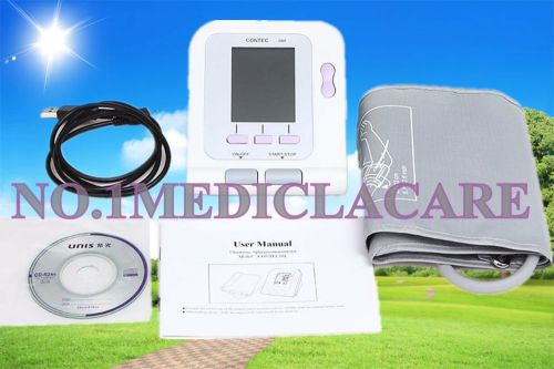 CE FDA Color LCD SCREEN CONTEC08A Digital Blood Pressure Monitor