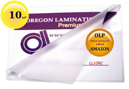 NEW 10 Mil Legal Laminating Pouches 9 x 14-1/2 Laminator Sleeves Qty 50