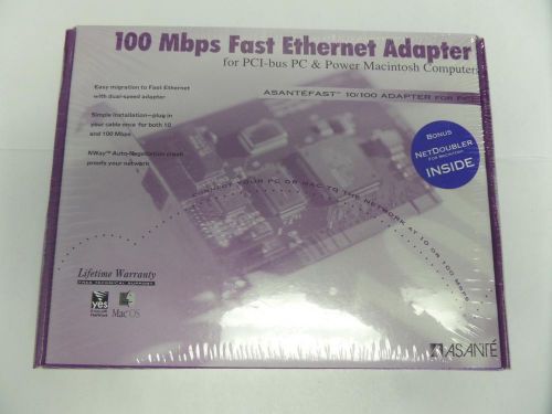 Asantefast 10/100 Adapter for PCI 99-00298-01 *Sealed*