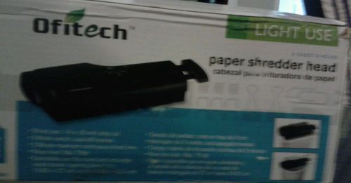 ofitech paper shredder head