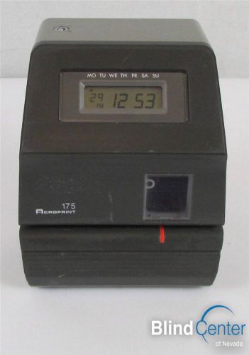Acroprint Time Recorder Model 175 Clock Punch - Free Shipping