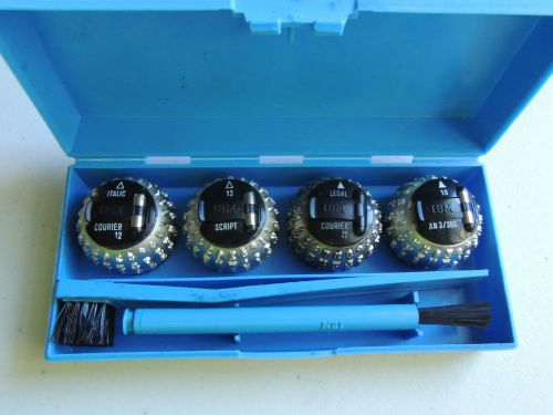 IBM SELECTRIC Typewriter Balls - Set of 4