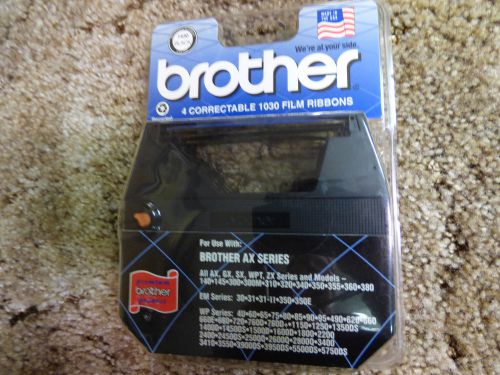Brother Black Correctable 1430 Film Ribns 1030 - new 4 pack-Typewriter Supplies
