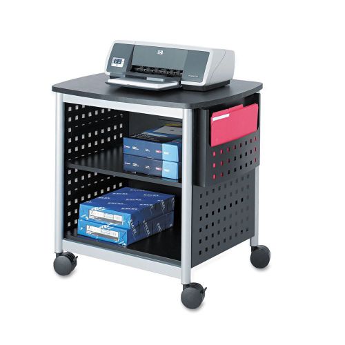 Desktop Printer Fax Stand Desk Side Table Copier Paper Office Supply Storage