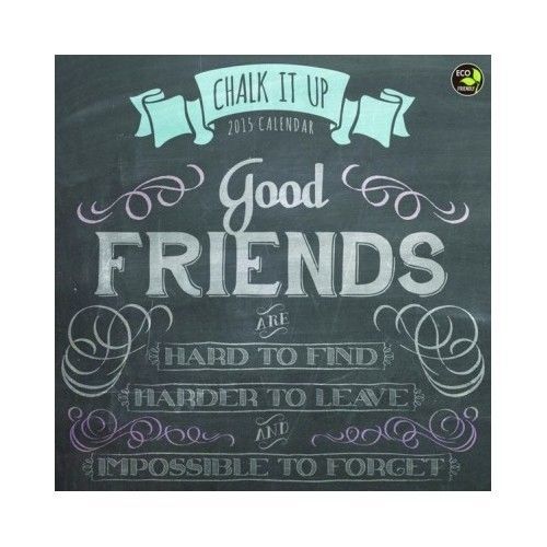 Calendar 2015 chalk it up wall year monthly phrases date appointment home office for sale