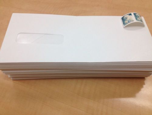 40 Plain Envelopes With Window