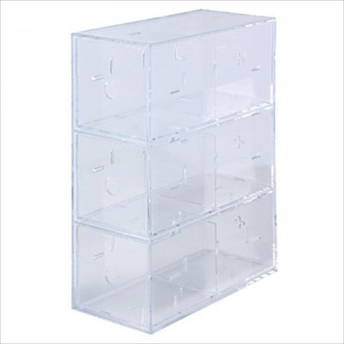 MUJI Moma Acrylic storing 3-stage can use horizontal and vertica Japan WorldWide