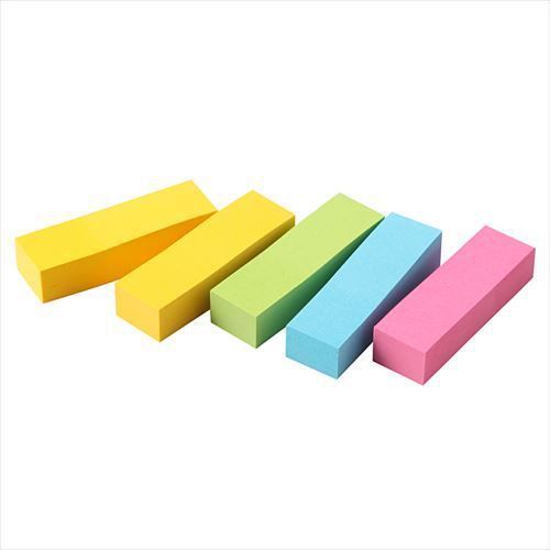 MUJI Moma high-quality paper Post-it 50?x15mm 4-color 5 pieces each 100 sheets