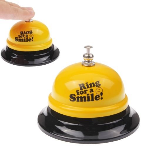Ring for a Smile Tinkle Ring Bell Toy for Fun Bar Kitchen Hotel Service Call