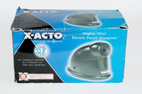 X-ACTO Electric Pencil Sharpener Model W19505 BLACK - NEW