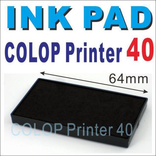 Replacement COLOP Printer 40 INK PAD Self Stamp Black Red Blue Green Purple E 40