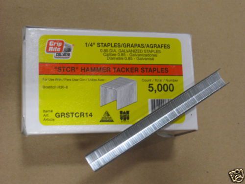 2 BOXES OF 5,000 STCR HAMMER TACKER STAPLES NEW