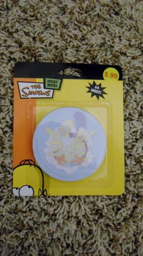 The Simpsons 64 Sheets Sticky Notes Brand New NIP Unopened LOOK! OFFICE SCHOOL