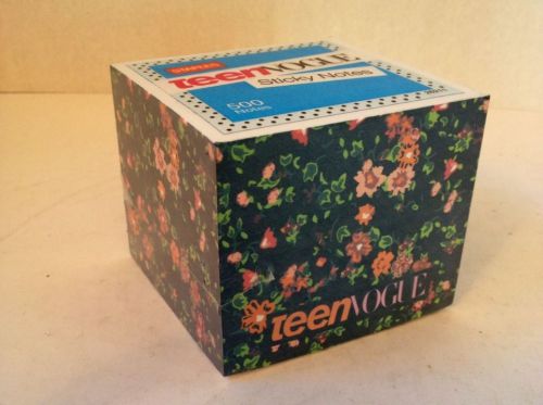 Teen Vogue Sticky Note Pad - Antique Flower Sticky Note Cube-Girls-School-Office