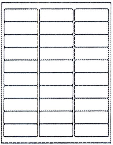 750 generic white address labels 1&#034; x 2-5/8&#034; #5960 size, 5160, 5260 for sale