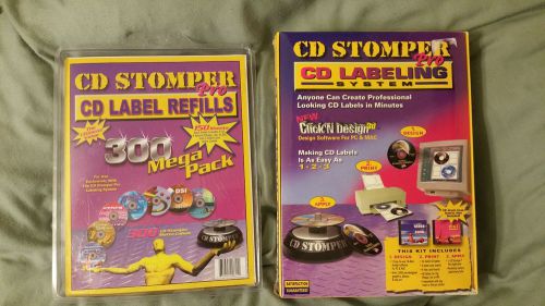 CD Stomper Pro Kit / Compact Disc - DVD Labeling System+300 mega pack refills
