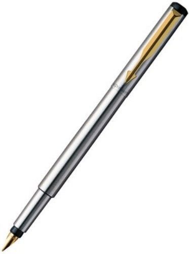 Parker vector stainless steel gt fountain pen for sale