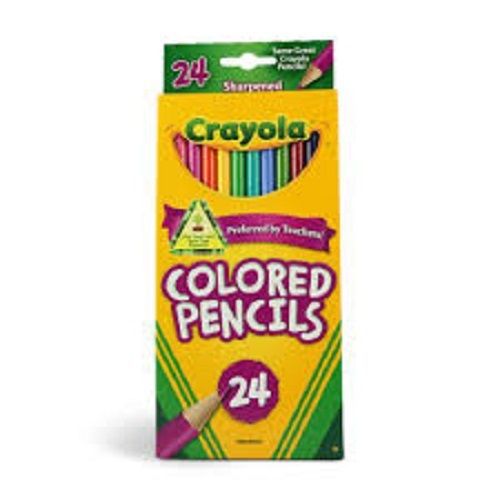 Crayola (68-4024) Long Colored Pencils 24, Count Ships same day as ordered!
