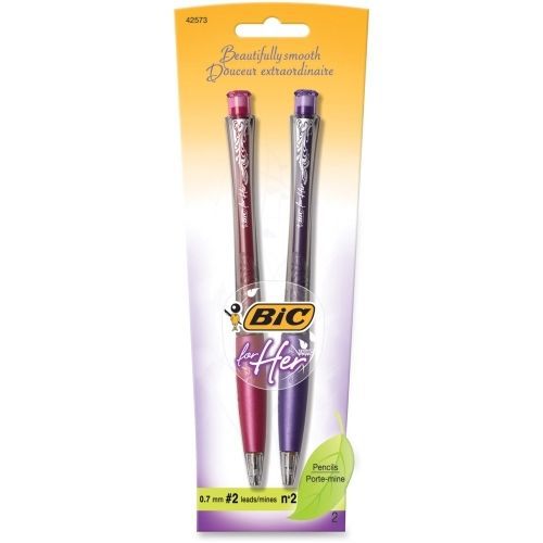 Bic for her elegant silhouette mechanical pencil - #2 - 0.7 mm - 2/pk for sale