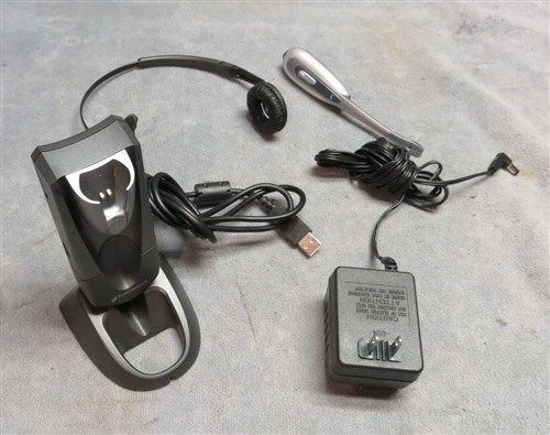 Plantronics CS50-USB Wirless VOIP Headset With Power Adapter