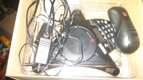 POLYCOM SOUNDSTATION 2 w/ POLYCOM WALL MODULE * EXCELLENT WORKING USED CONDITION
