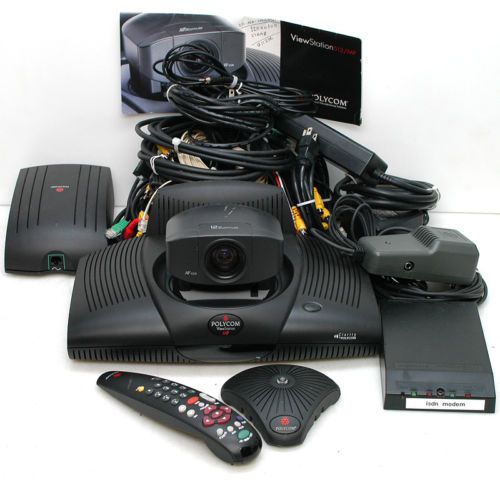 PolyCom ViewStation NTSC Videoconferencing Unit with ISDN Modem, Mic Pod, Cables