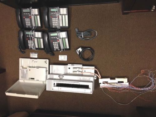 Norstar Compact ICS Phone System w/ Nortel Voicemail System &amp; Four Nortel Phones