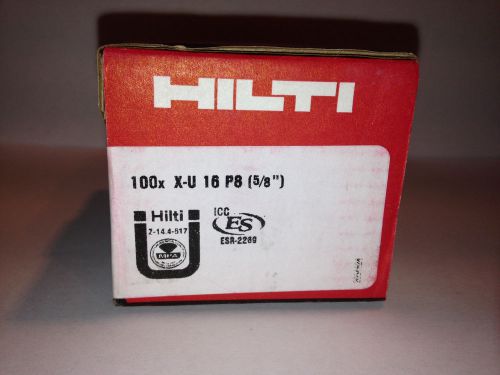 Hilti Premium fastener X-U 16 P8 Concrete/Steel use with DX 460-F8 Gun (100) 5/8