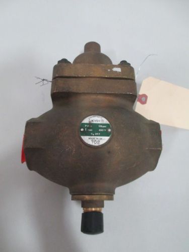 New spirax sarco ky51b bronze 1-1/2in npt globe valve d228103 for sale