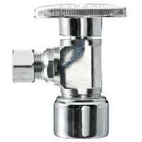 Qrtr turn ang vlv 5/8odx1/2fip plumb pak water supply line valves 2623pcpolf for sale