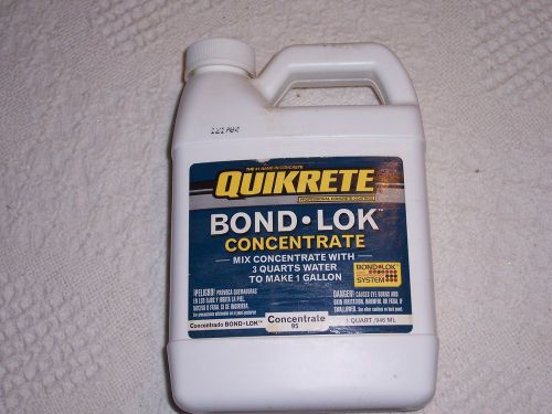 (A1)     Quikrete  Bond Lock Concentrate  - ( 1 Qt Concentrate makes 1 Gallon)