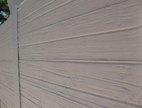 Precast concrete fence - Litecast™ Econo Barnwood - 64 linear feet