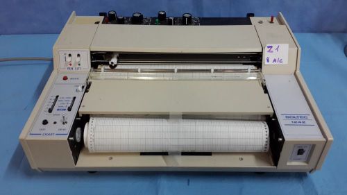 Soltec 1242 2 Channel Flatbed Chart Plotter Recorder